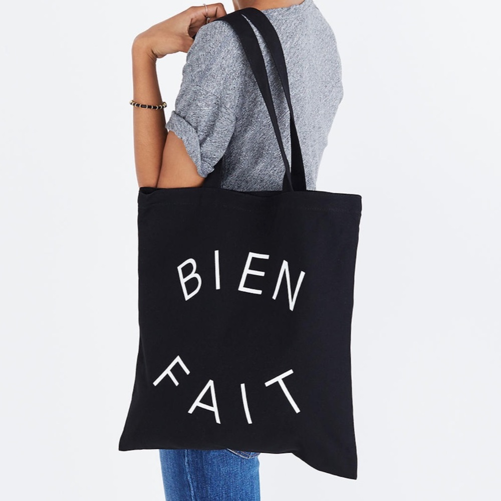 NWT Bien Fait Madewell Canvas Tote